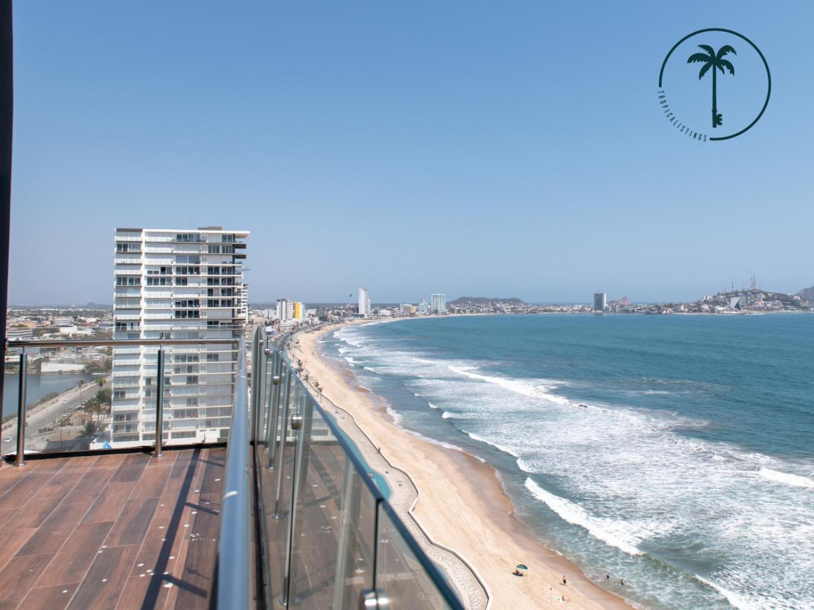 Depto Pavoreal. Hermosa vista al mar y malecón! Mazatlán Exterior foto